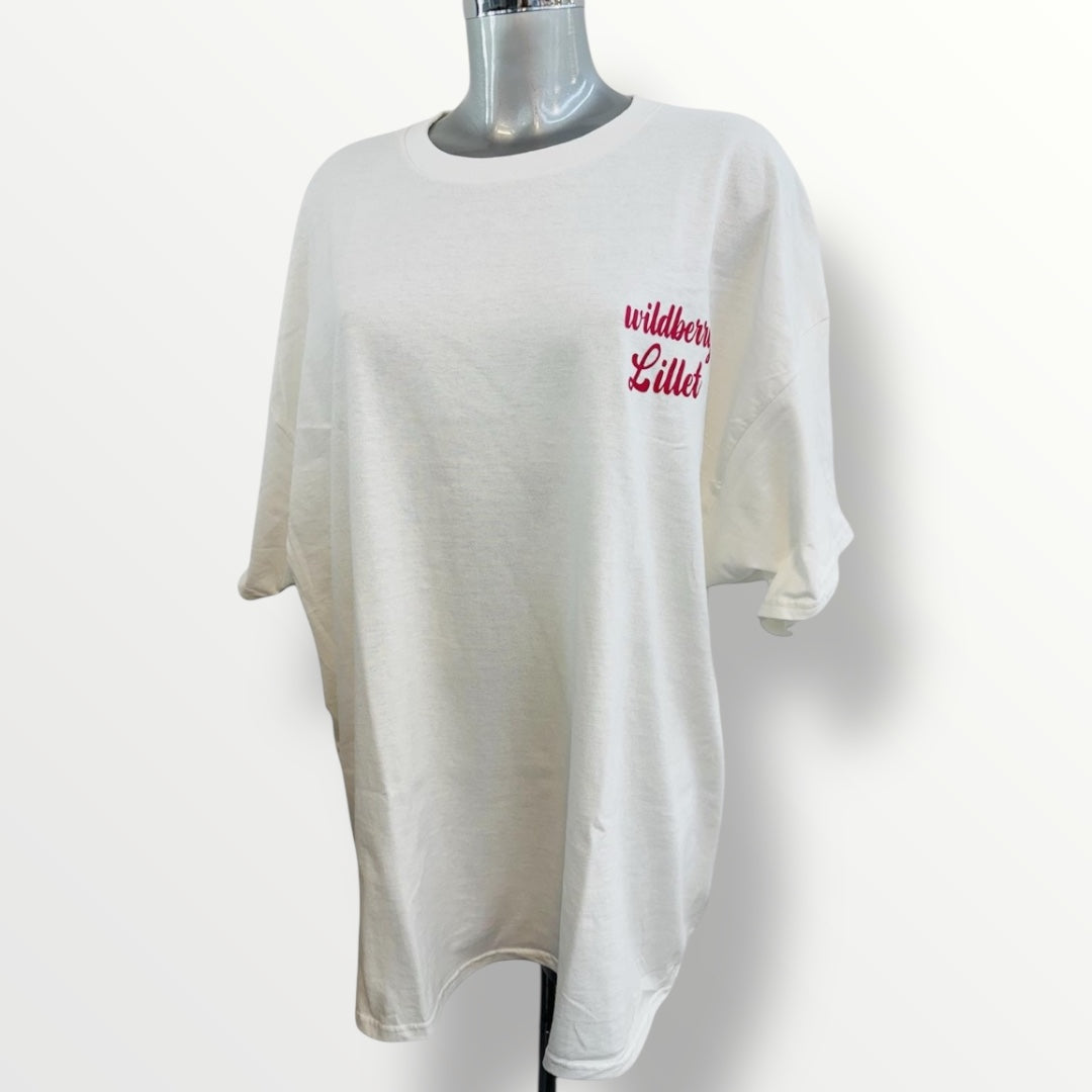 Oversize T-Shirt Wildberry Lillet mit Rückenprint (verschiedene Farben)