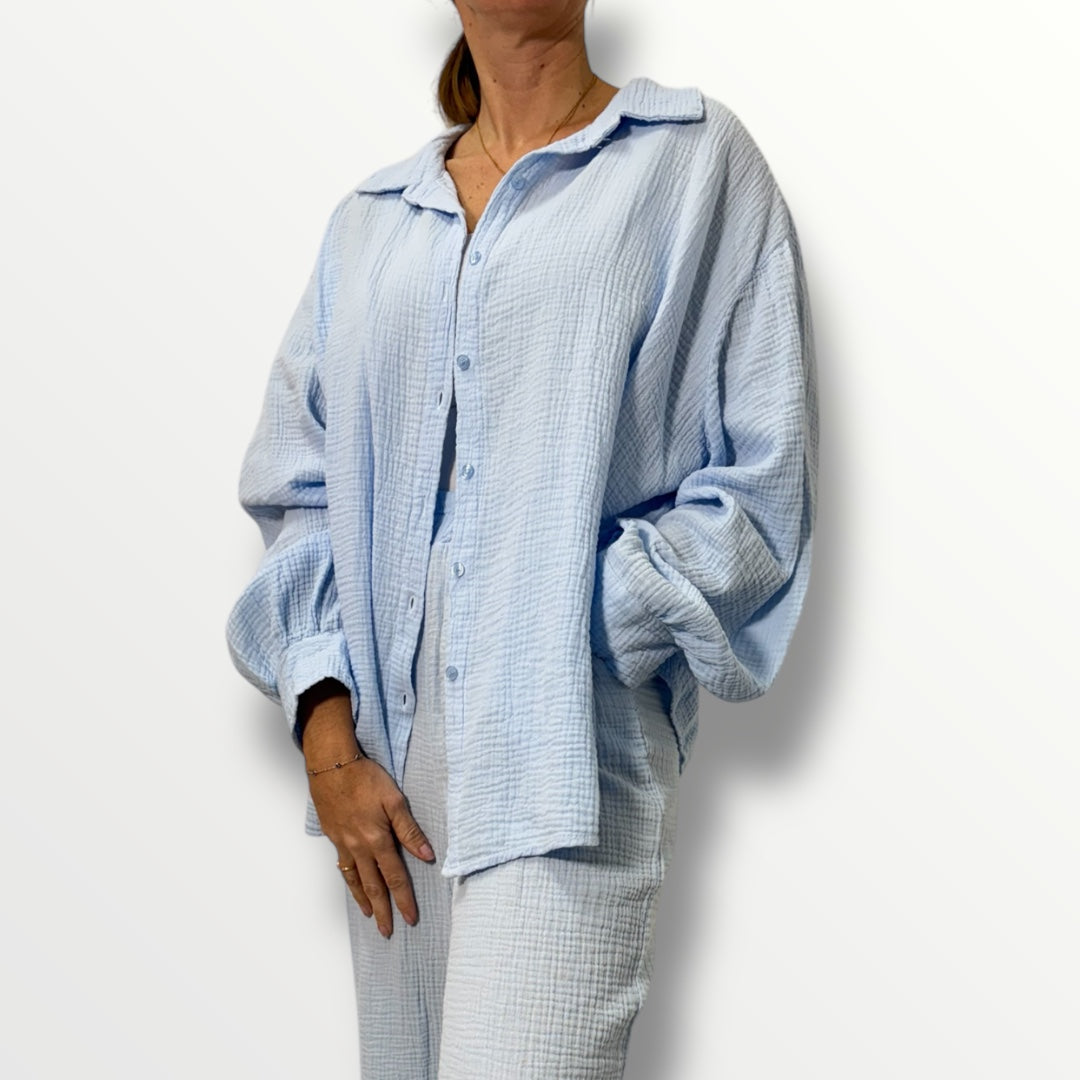 Musselin Bluse in verschiedene Farben