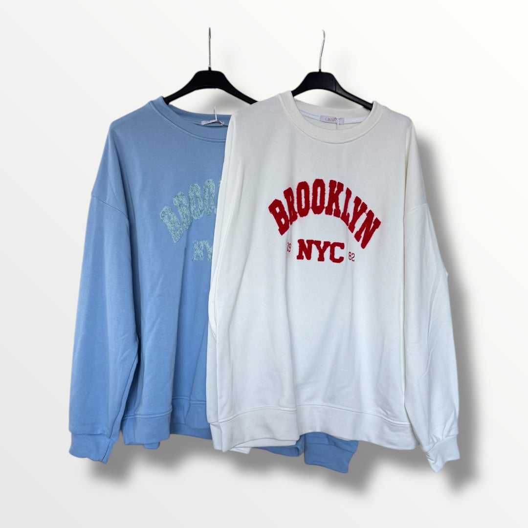 Brooklyn NYC Sweatpullover verschiedene Farben