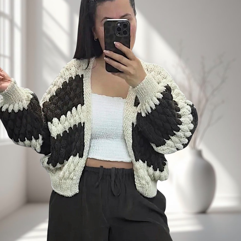 Cardigan Big Stripes