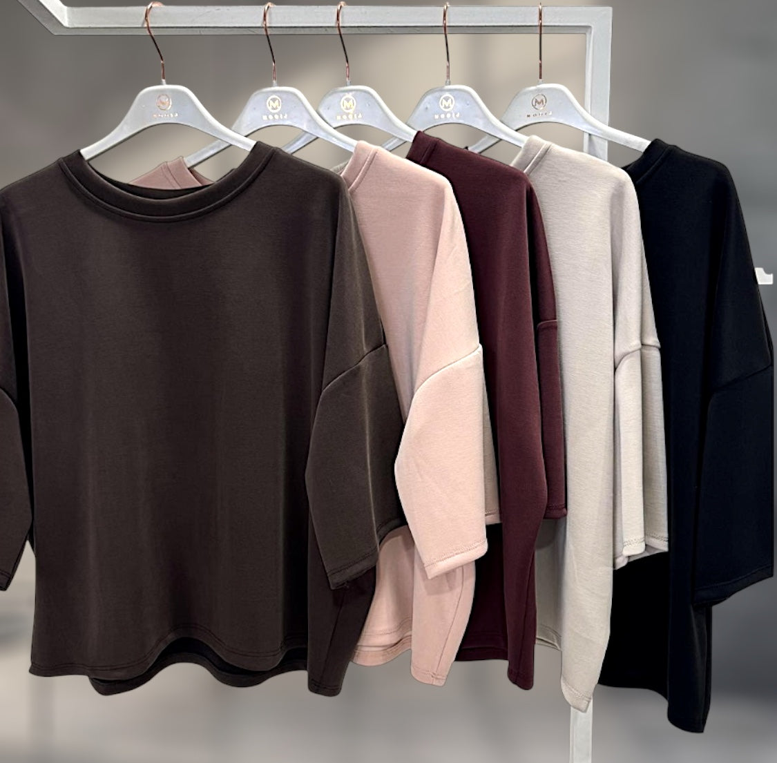 Super Soft Modal Shirt 3/4 Arm (verschiedene Farben)