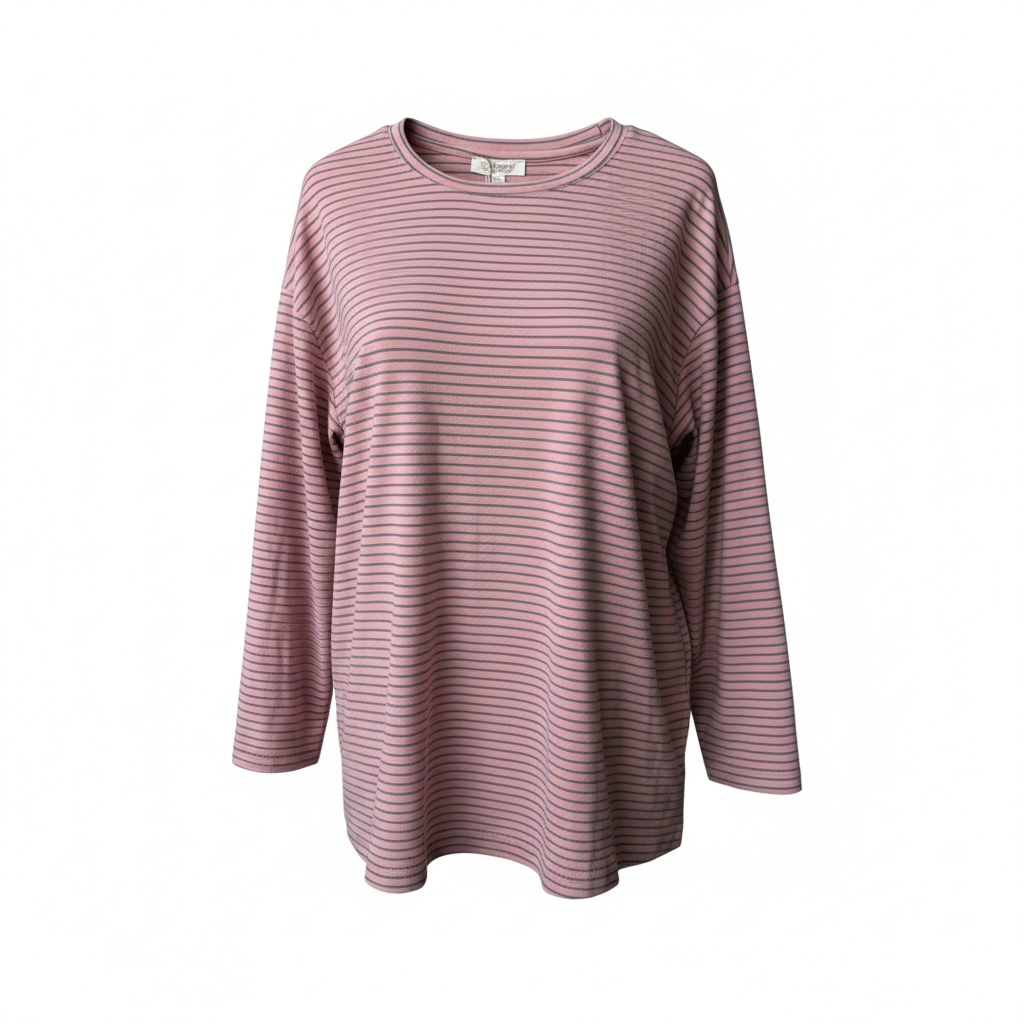 Soft Oversize Longsleeve gestreift (verschiedene Farben)