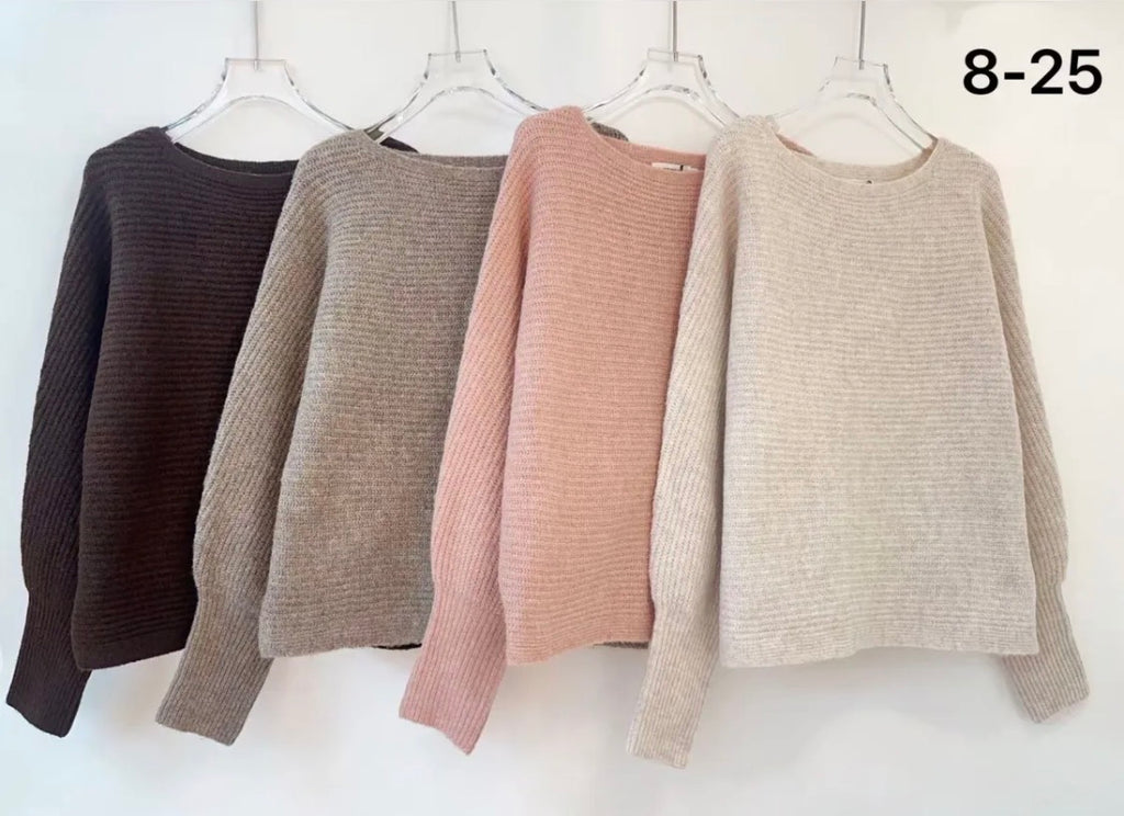 Ripp-Pullover (verschiedene Farben)