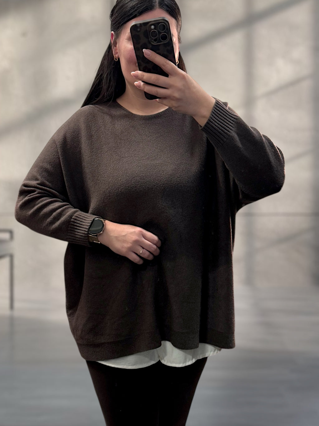 Bestseller Oversize Pullover Leni (Verschiedene Farben)
