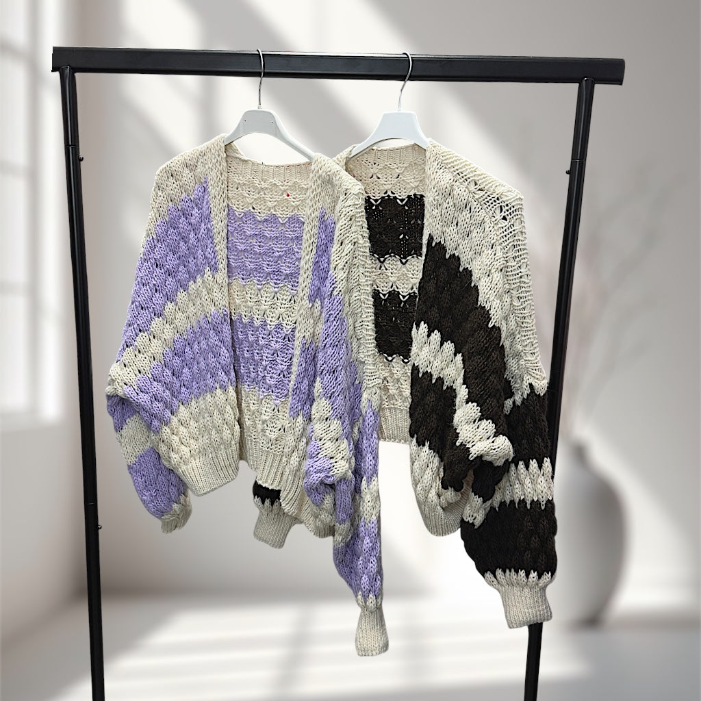 Cardigan Big Stripes