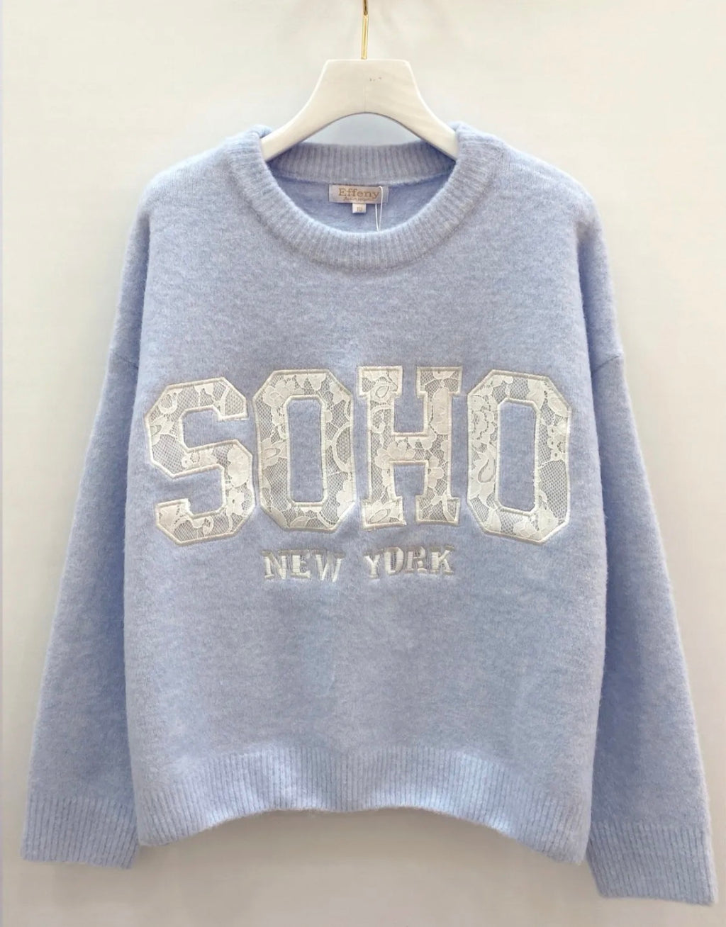 Strickpullover Soho mit Spitze (verschiedene Farben)