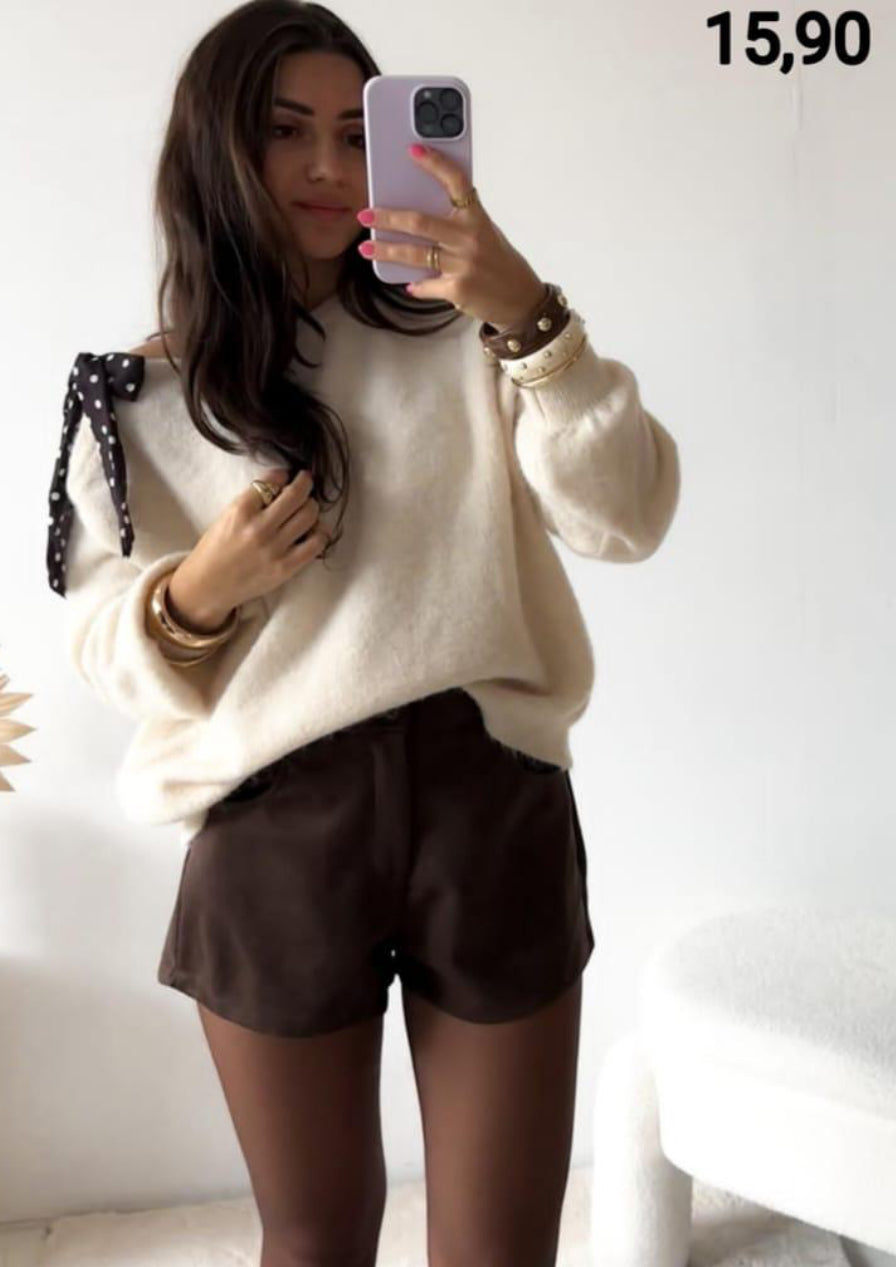 Strickpullover Little Bow (verschiedene Farben)