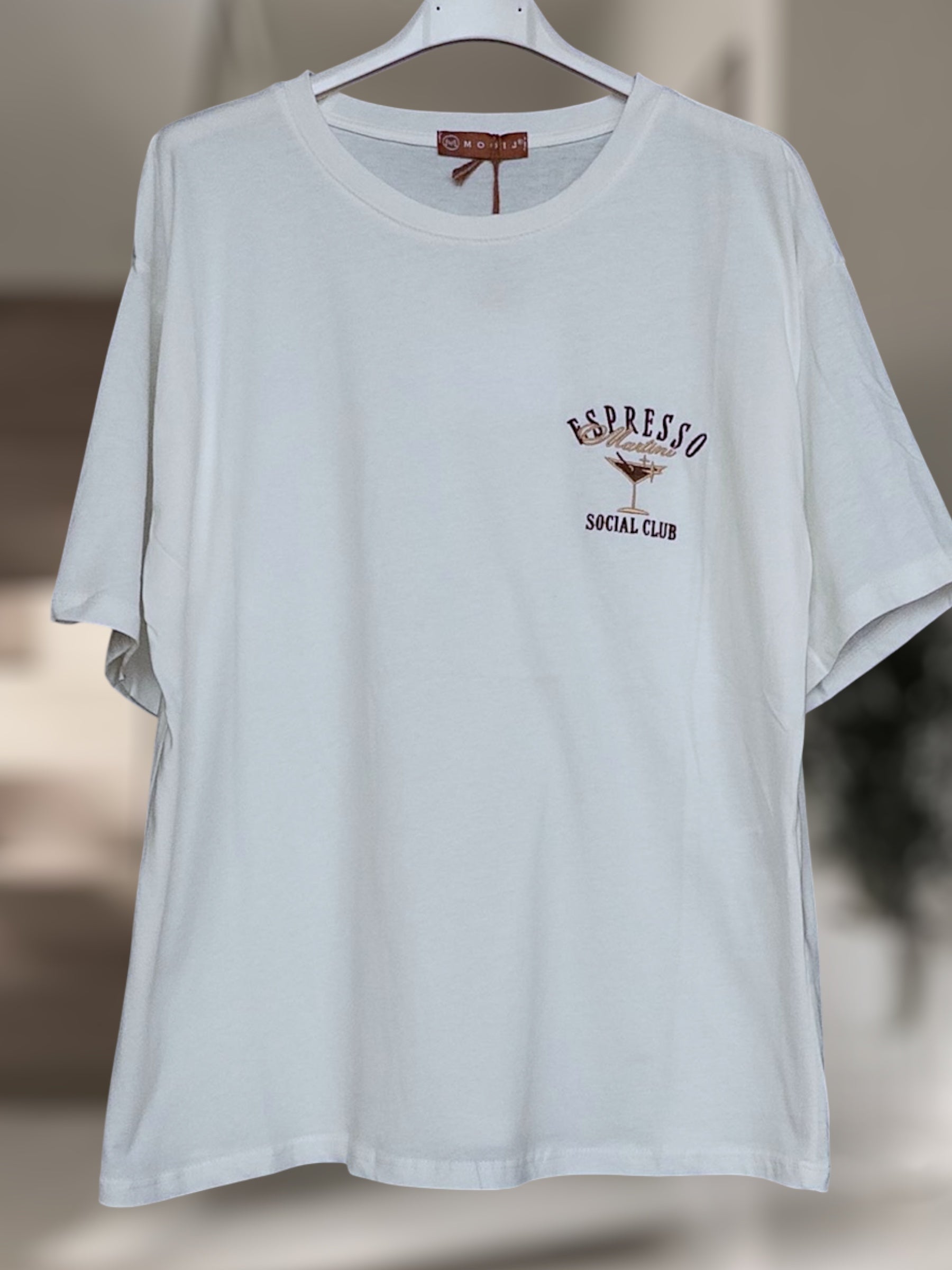 T-Shirt Espresso/Aperol