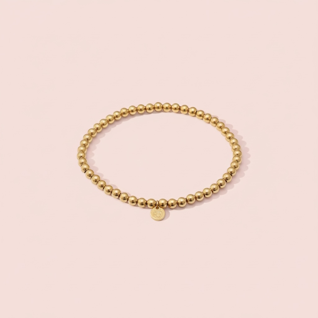 Small Ball Edelstahl Armkette (dehnbar)