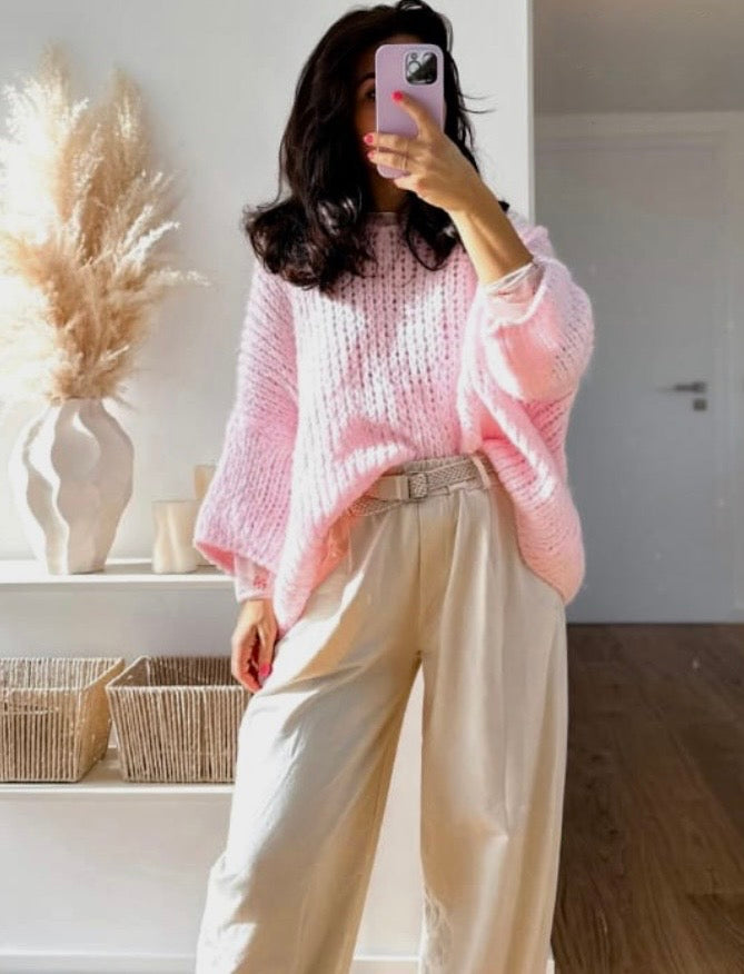 Oversize Grobstrick Pullover (verschiedene Farben)