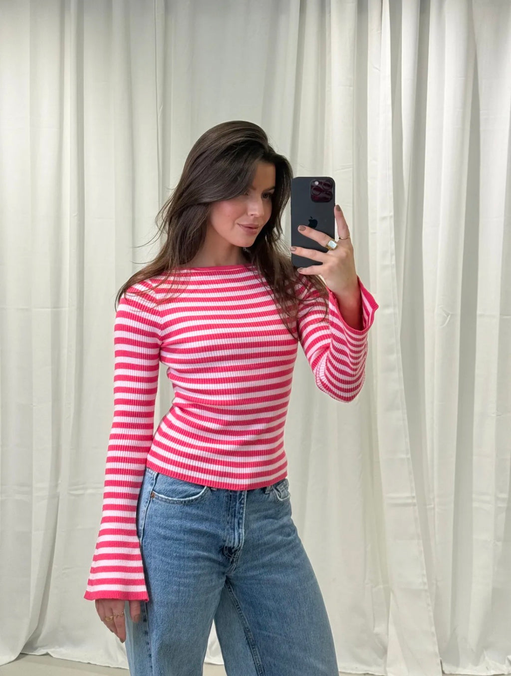 Ripped Muse Longsleeve gestreift (verschiedene Farben)