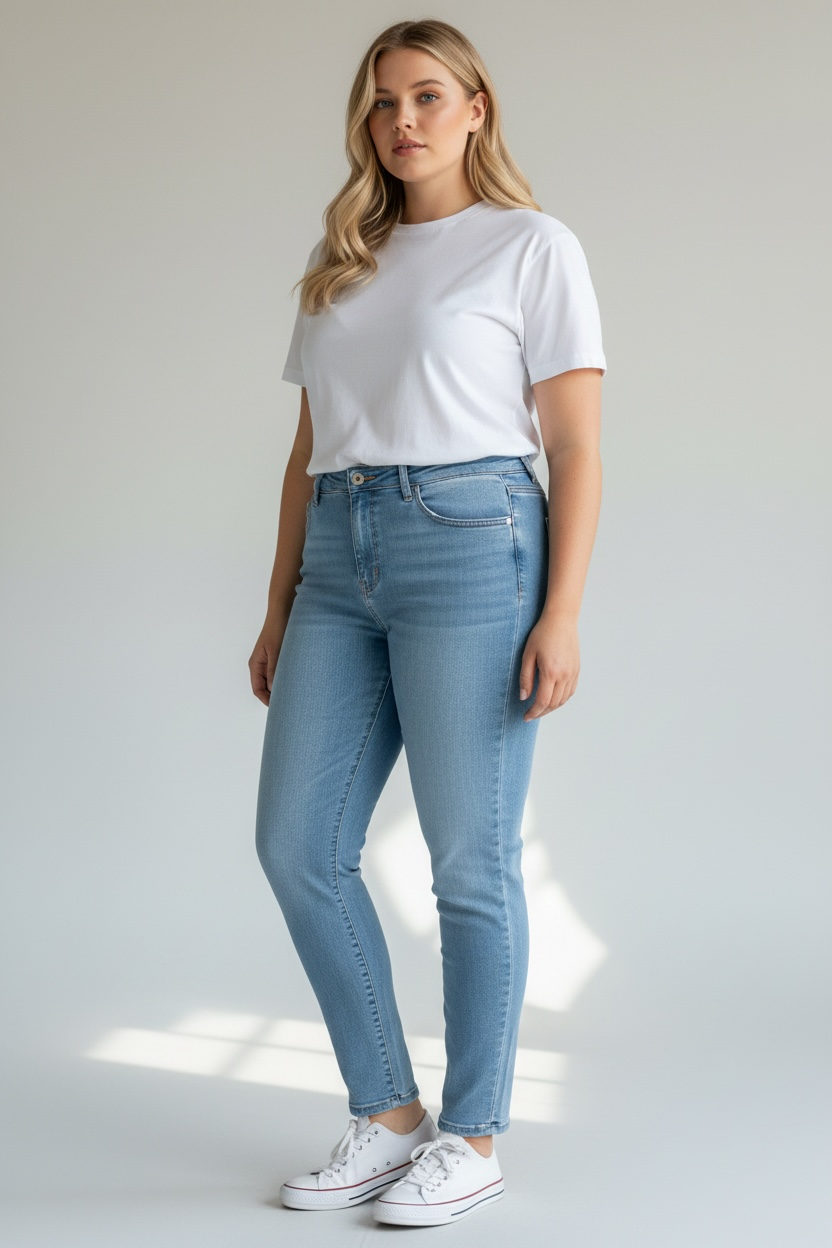 Curvy Push Up Skinny Jeans (40-48)