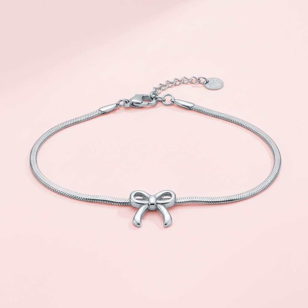 Mini Bowtie Edelstahl Armband (Gold&Silber)