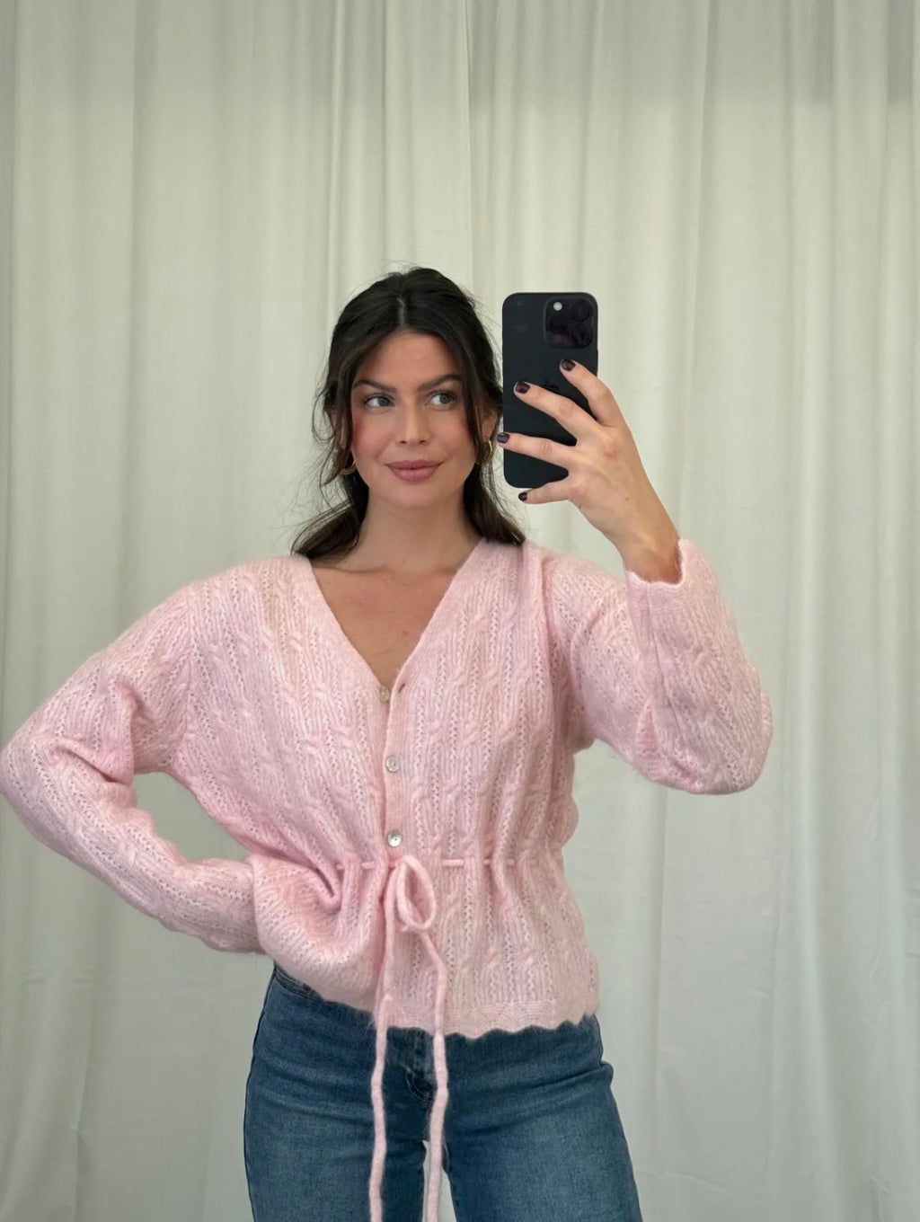 Verspielte Strickjacke Taillierend (verschiedene Farben)