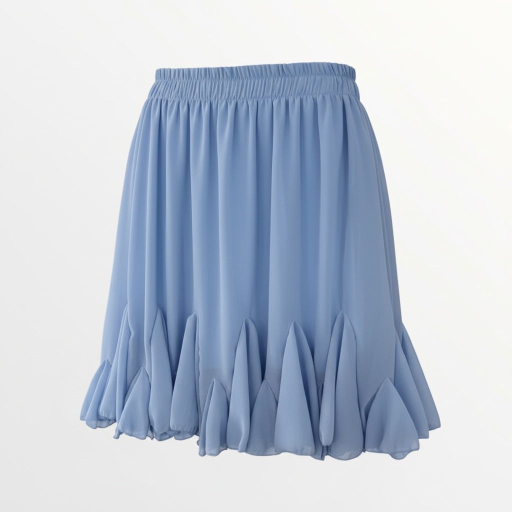 Rüschenrock Fly  mit Gummizug (verschiedene Farben)