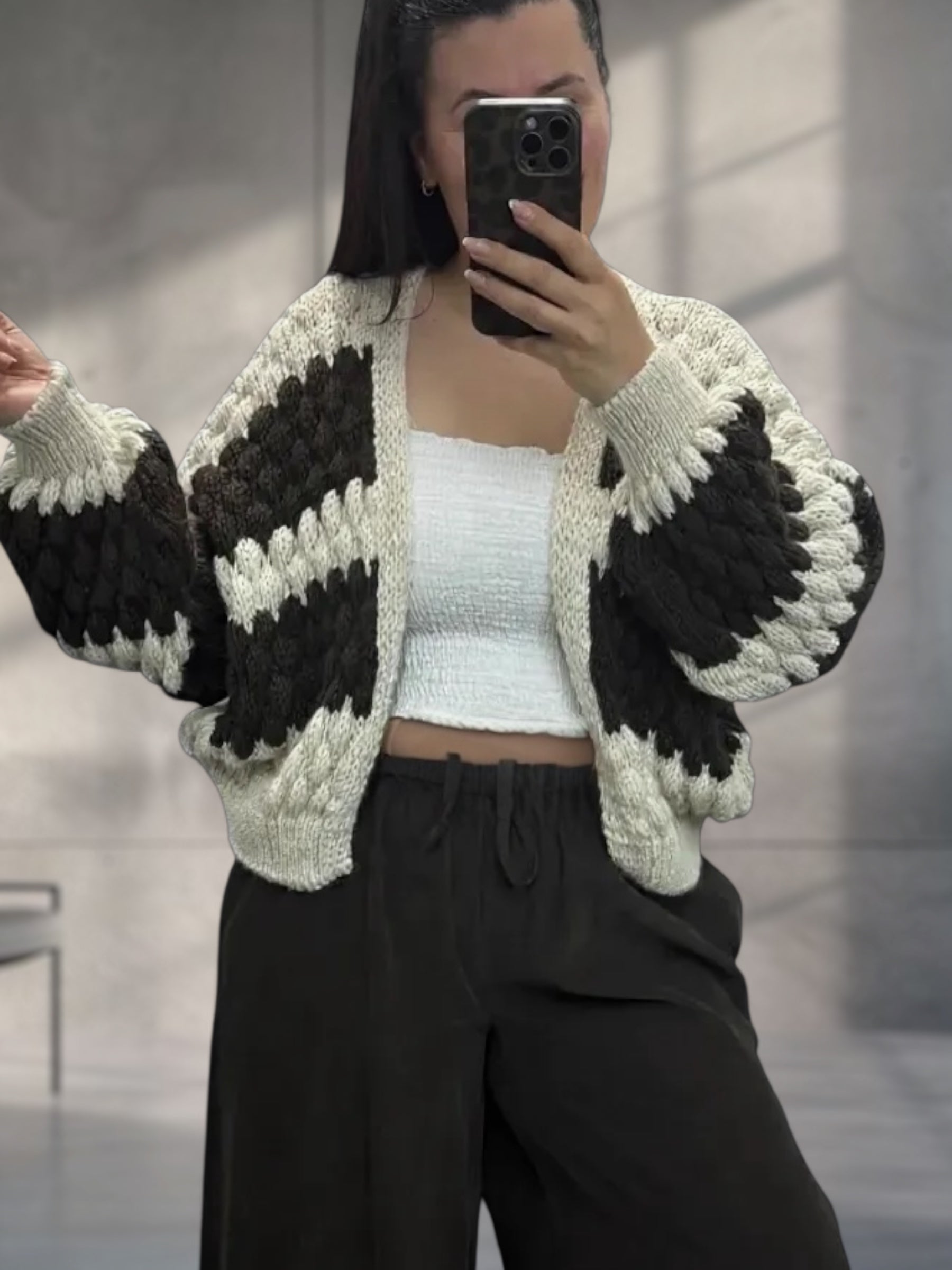 Cardigan Big Stripes