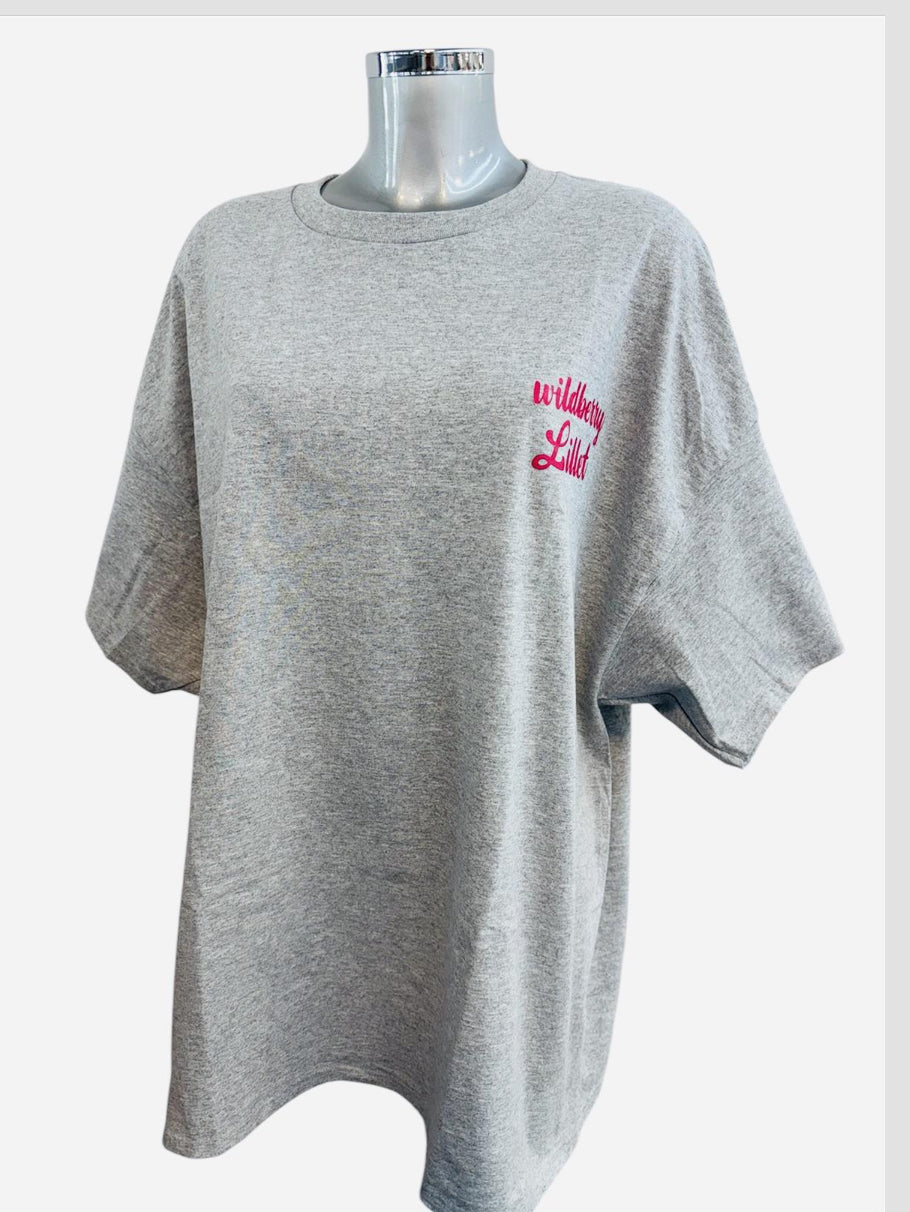 Oversize T-Shirt Wildberry Lillet mit Rückenprint (verschiedene Farben)