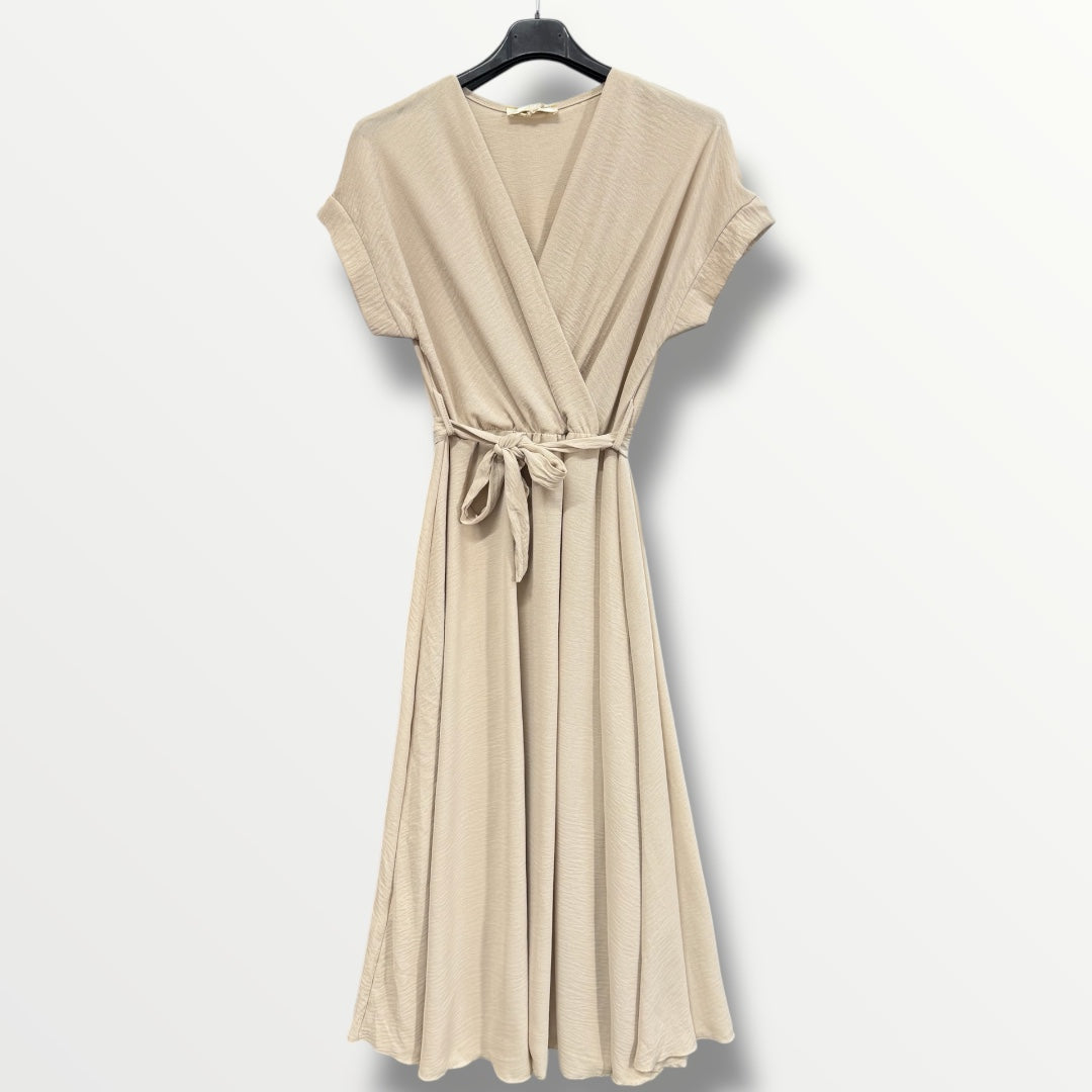 Maxi-Kleid mit Gummizug in der Taille (verschiedene Farben)