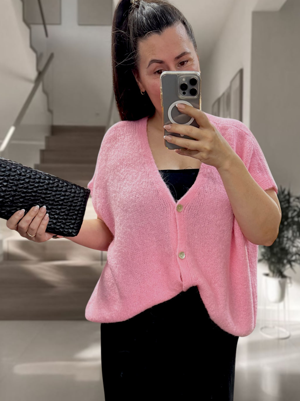 Kuschlige Alpaka-Strickweste (verschiedene Farben)