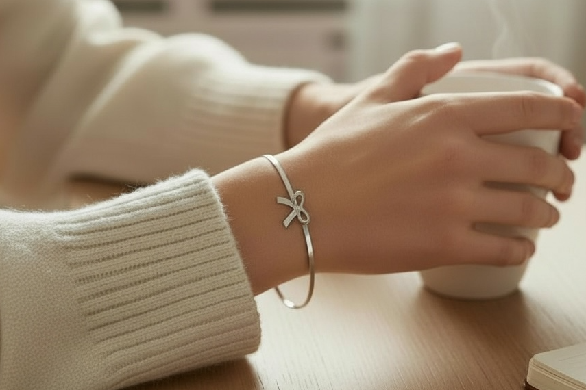 Mini Bowtie Edelstahl Armband (Gold&Silber)