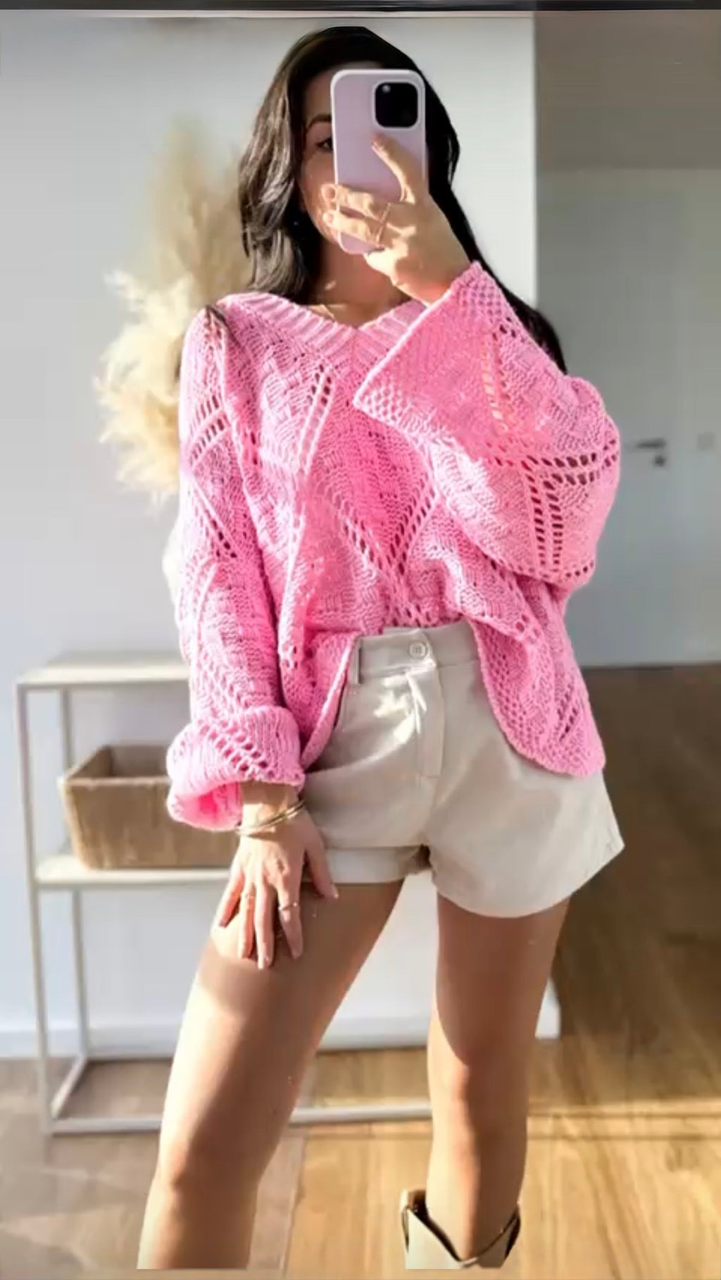 Oversize Häkel Pulver (verschiedene Farben)