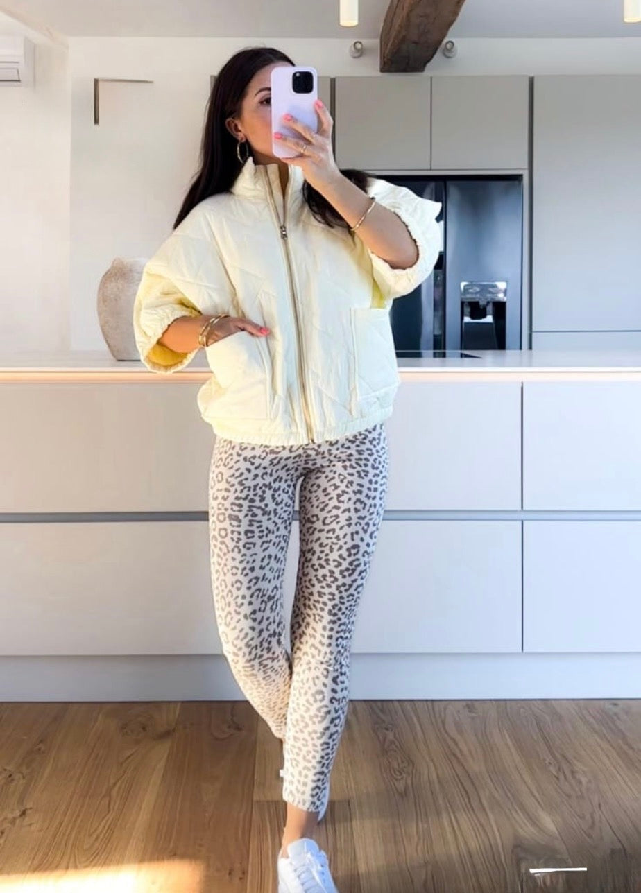 Steppjacke 3/4 Arm (verschiedene Farben)