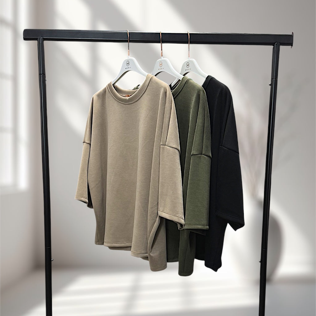 Super Soft Modal Shirt 3/4 Arm (verschiedene Farben)