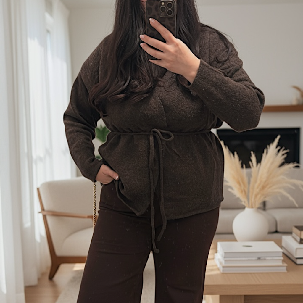 Wickel Cardigan Brown