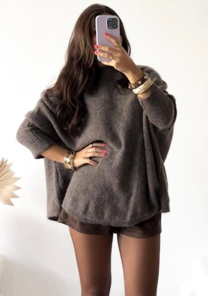 Oversize Alpaka Pullover Elli (verschiedene Farben)