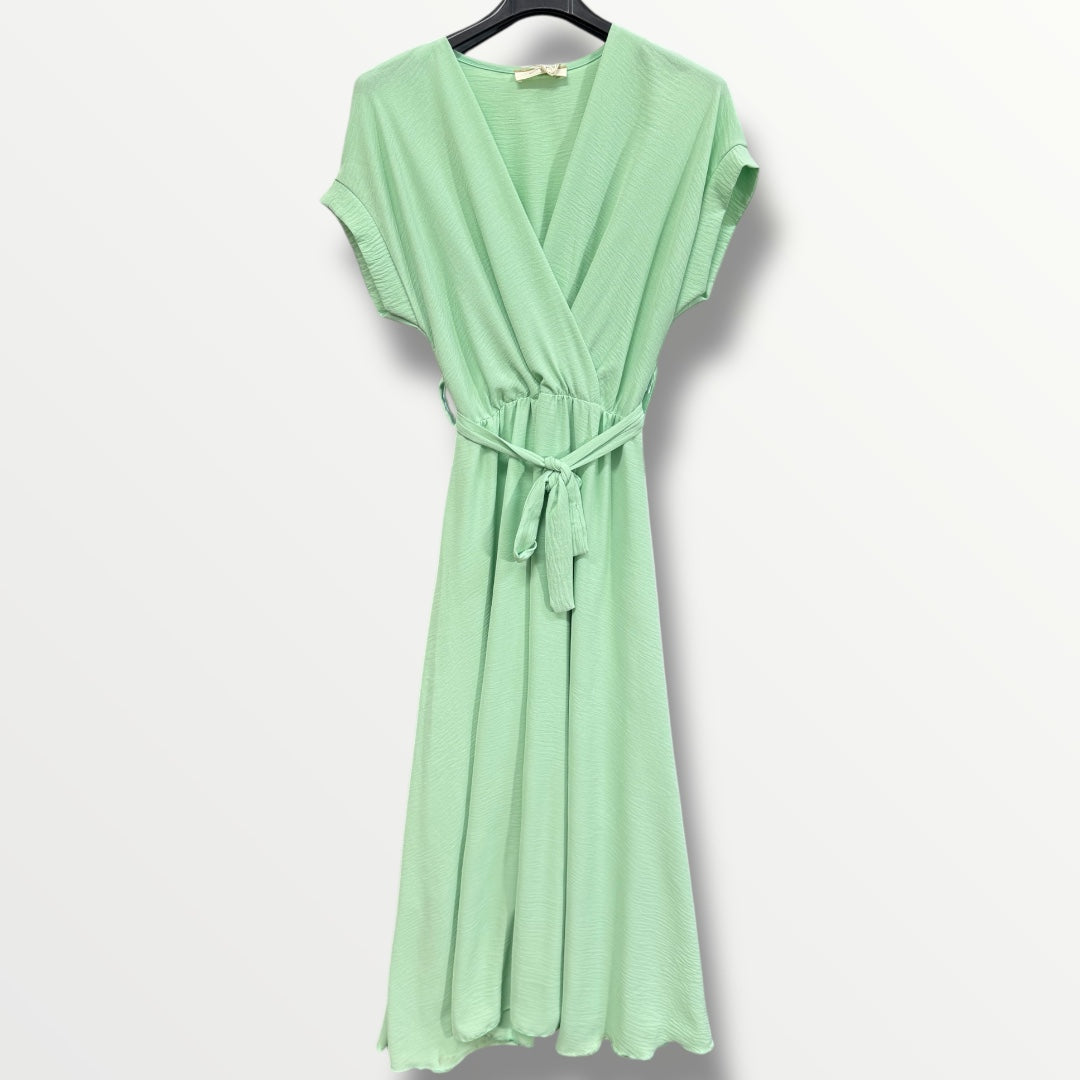 Maxi-Kleid mit Gummizug in der Taille (verschiedene Farben)