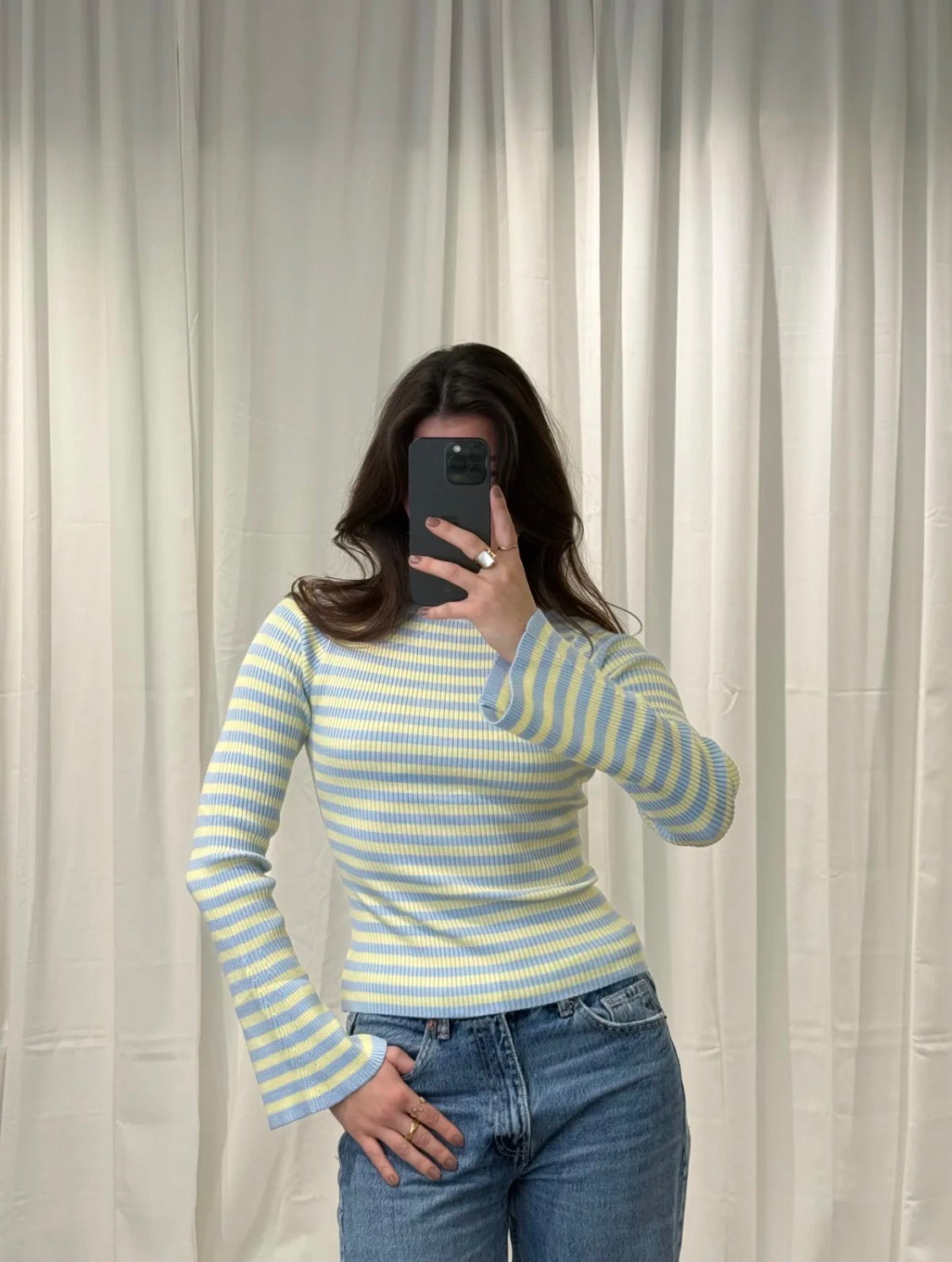 Ripped Muse Longsleeve gestreift (verschiedene Farben)