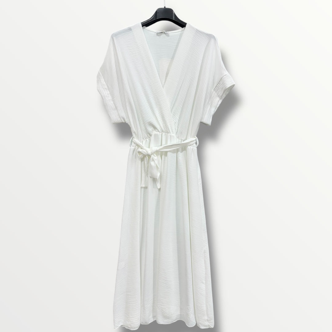 Maxi-Kleid mit Gummizug in der Taille (verschiedene Farben)