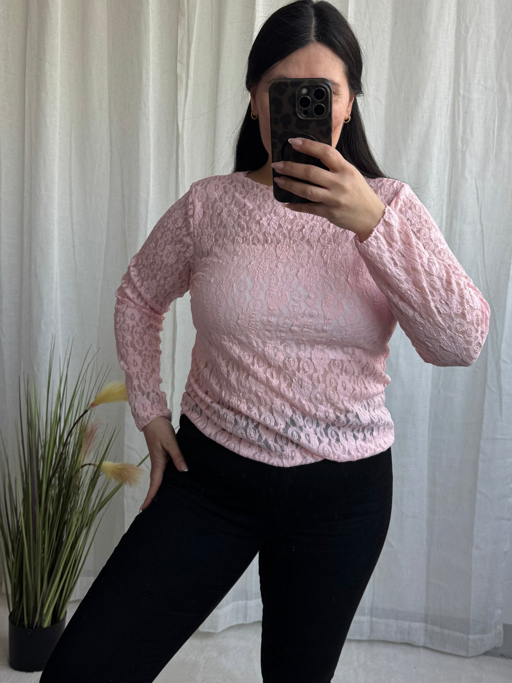 Spitzen Longsleeve Little Rose
