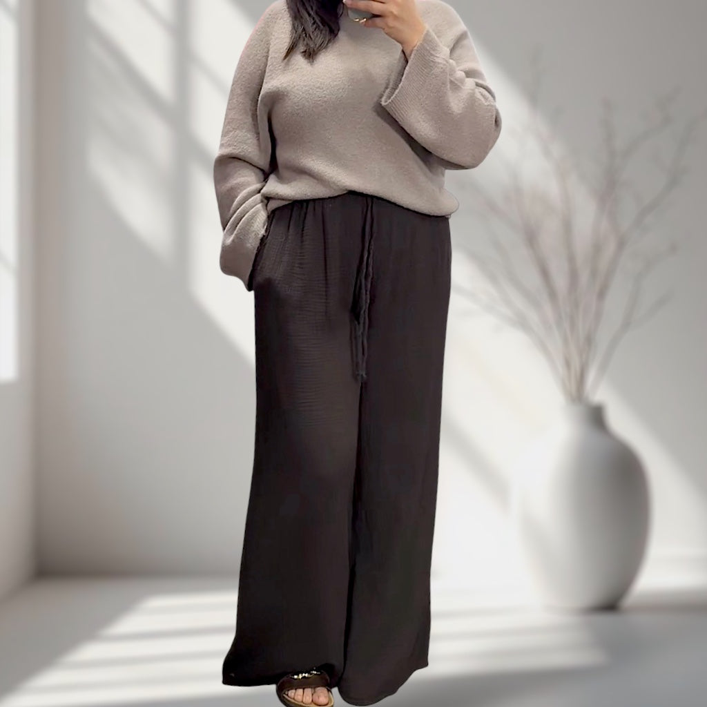 Lässige Musselin Hose (verschiedene Farben)