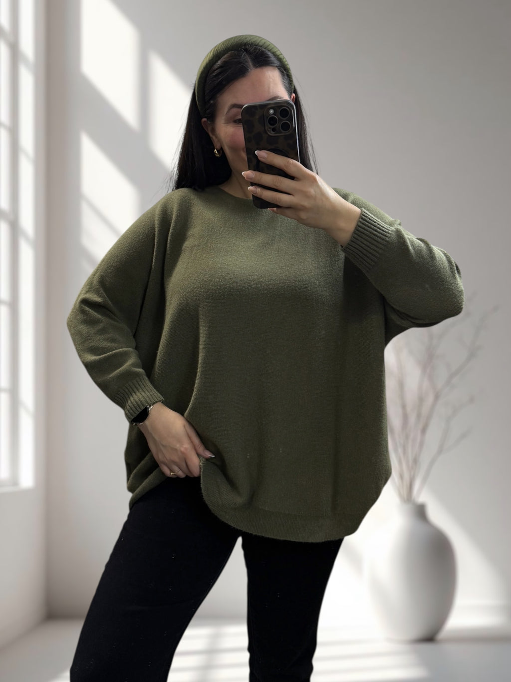 Bestseller Oversize Pullover Leni (Verschiedene Farben)