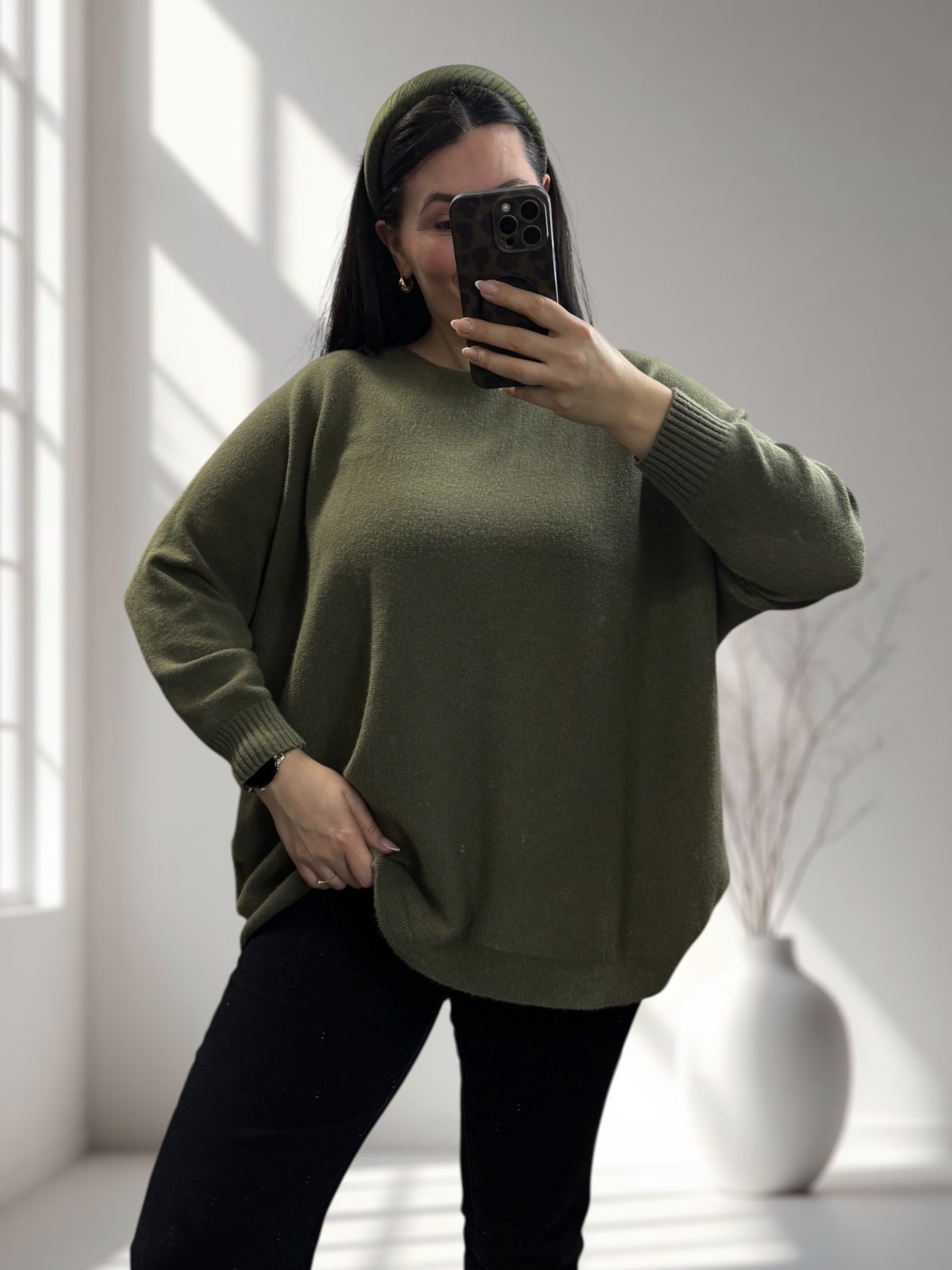 Bestseller Oversize Pullover Leni (Verschiedene Farben)