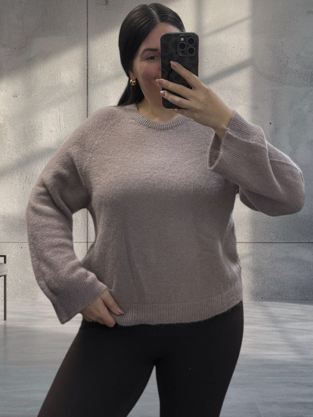 Feiner Alpaka Strickpullover (verschiedene Farben)