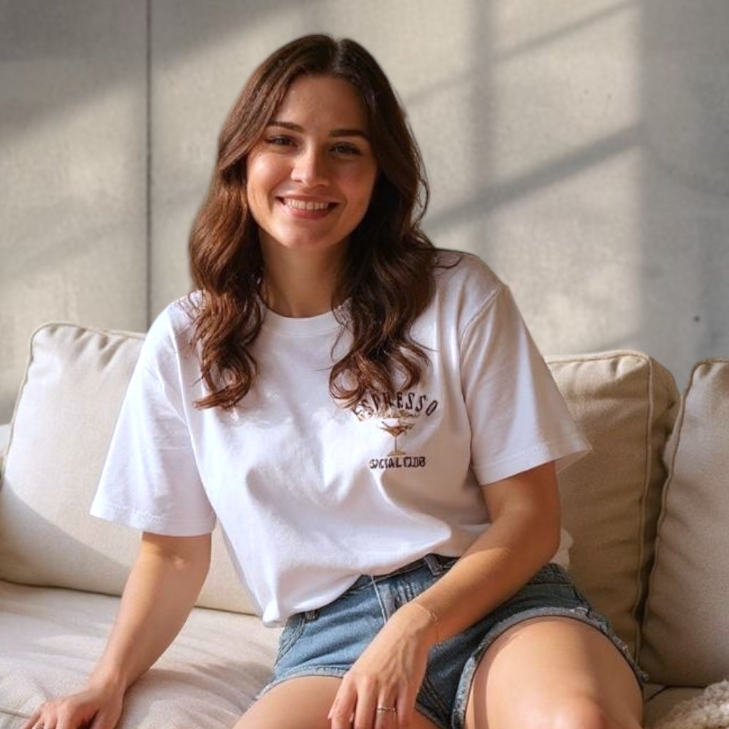 T-Shirt Espresso/Aperol